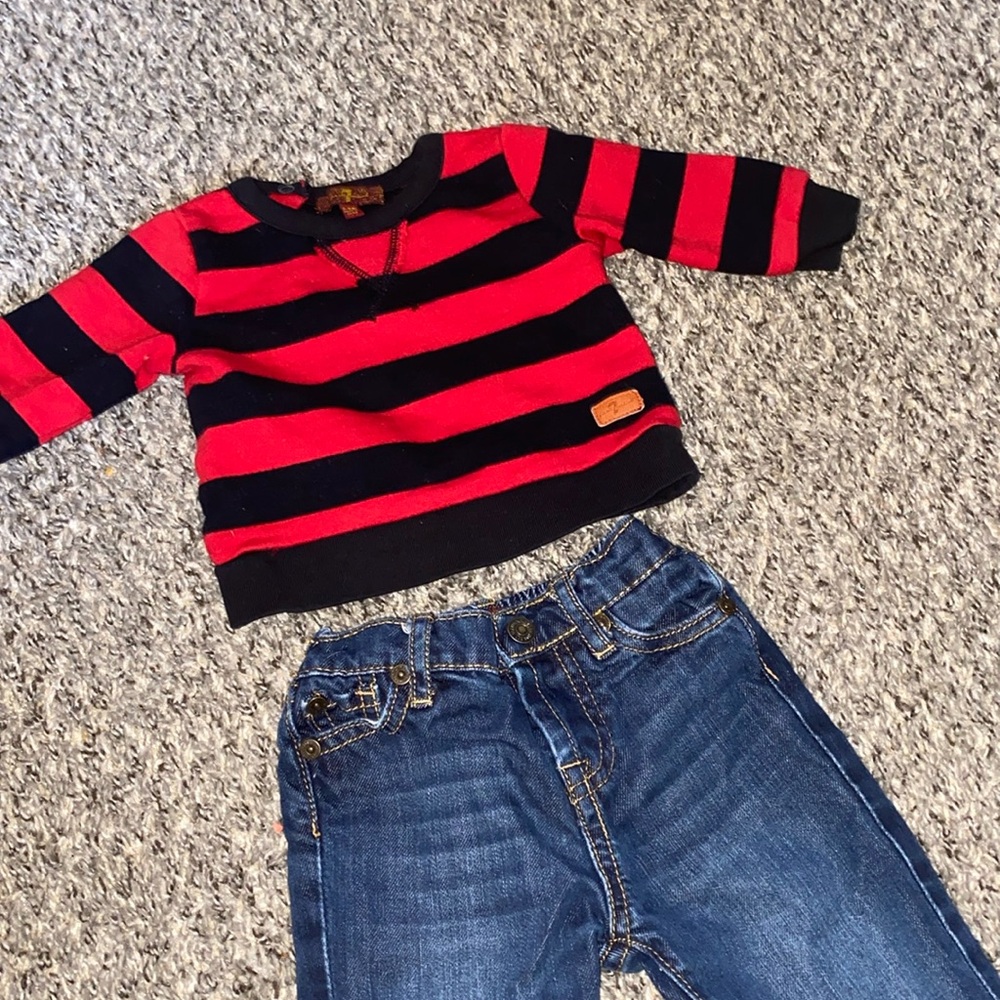 7 For All Mankind Outfit 3-6 Months
